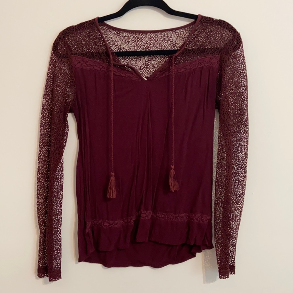 Maroon Top